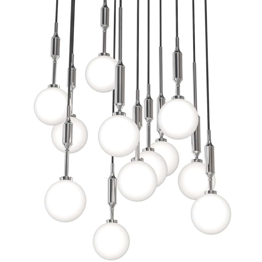 Open Design OR85389 - Kabelophængt lysekrone ERO 12xG9/8W/230V poleret krom