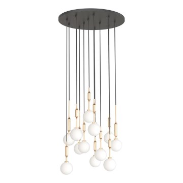 Open Design OR85396 - Lysekrone på wire ERO 12xG9/8W/230V guld