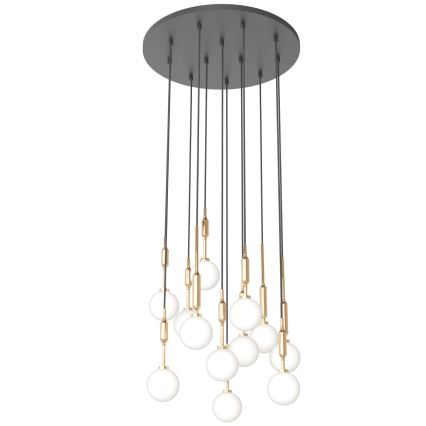 Open Design OR85396 - Lysekrone på wire ERO 12xG9/8W/230V guld