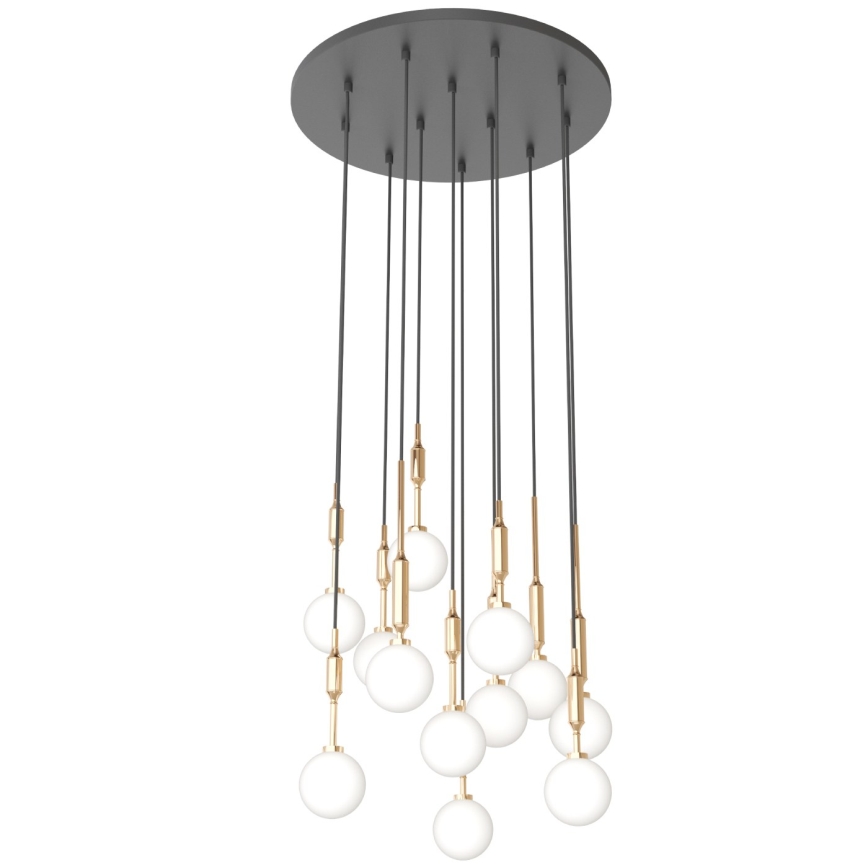 Open Design OR85396 - Lysekrone på wire ERO 12xG9/8W/230V guld