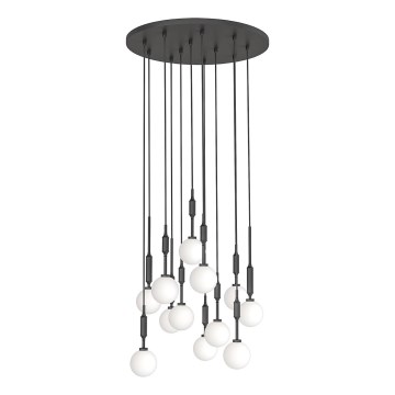 Open Design OR85402 - Lysekrone på wire ERO 12xG9/8W/230V sort