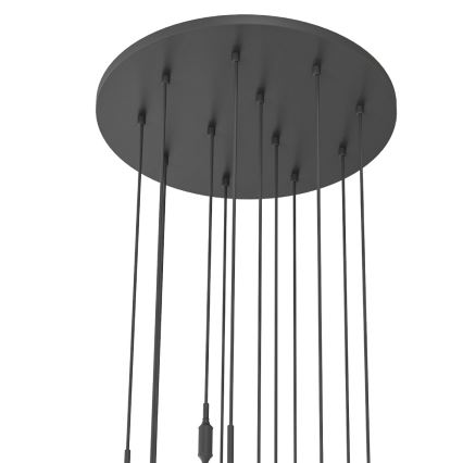 Open Design OR85402 - Lysekrone på wire ERO 12xG9/8W/230V sort