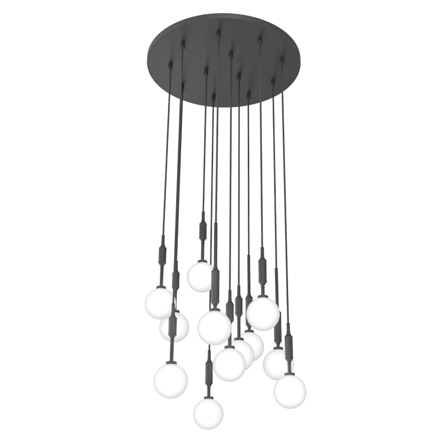 Open Design OR85402 - Lysekrone på wire ERO 12xG9/8W/230V sort