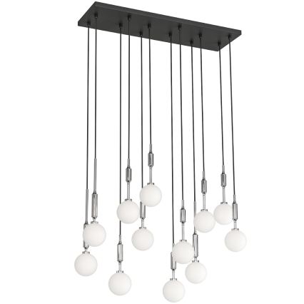 Open Design OR85440 - Pendellampe ophængt i wire ERO 12xG9/8W/230V poleret krom