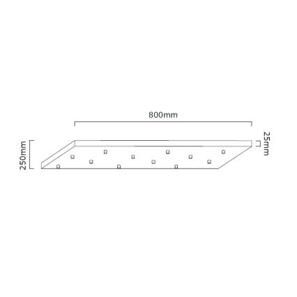 Open Design OR85440 - Pendellampe ophængt i wire ERO 12xG9/8W/230V poleret krom