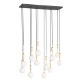 Open Design OR85457 - ERO lysekrone på wire 12xG9/8W/230V, guld