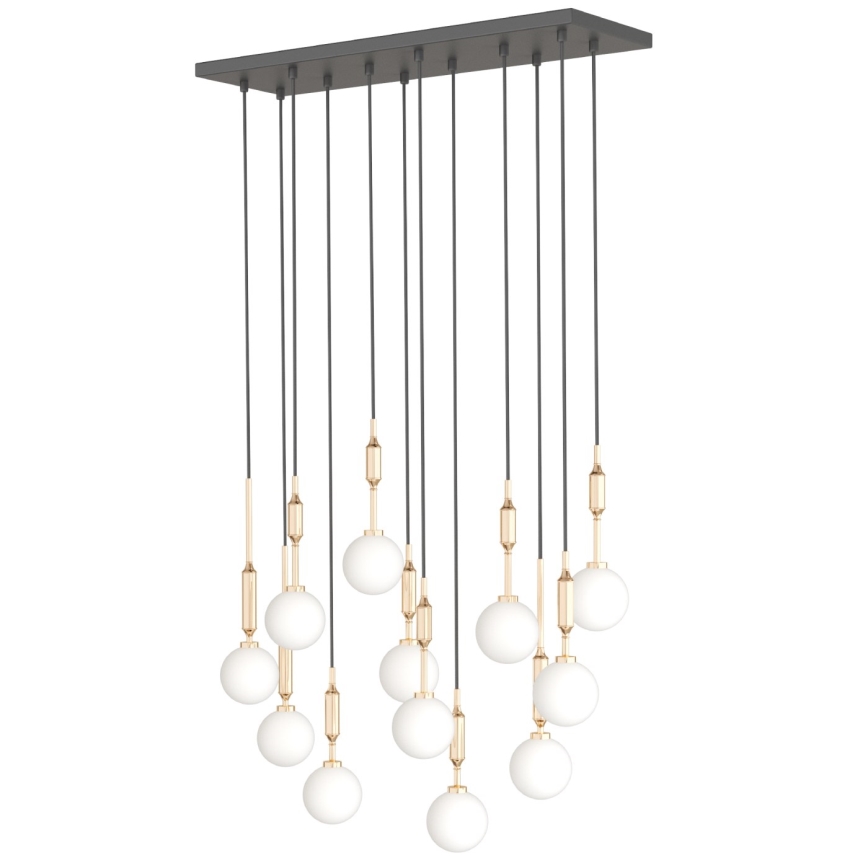 Open Design OR85457 - ERO lysekrone på wire 12xG9/8W/230V, guld