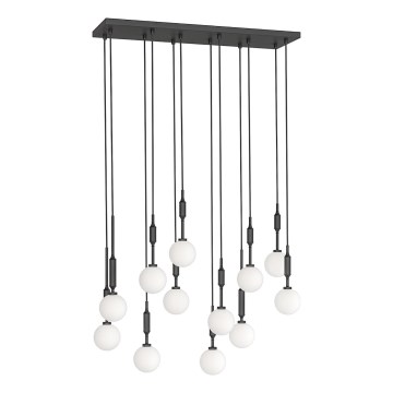 Open Design OR85464 - ERO pendel med wireophæng, 12xG9/8W/230V, sort