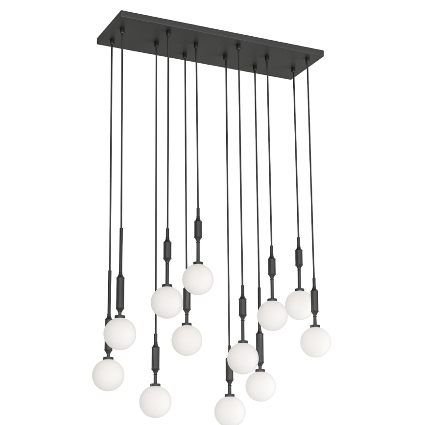 Open Design OR85464 - ERO pendel med wireophæng, 12xG9/8W/230V, sort