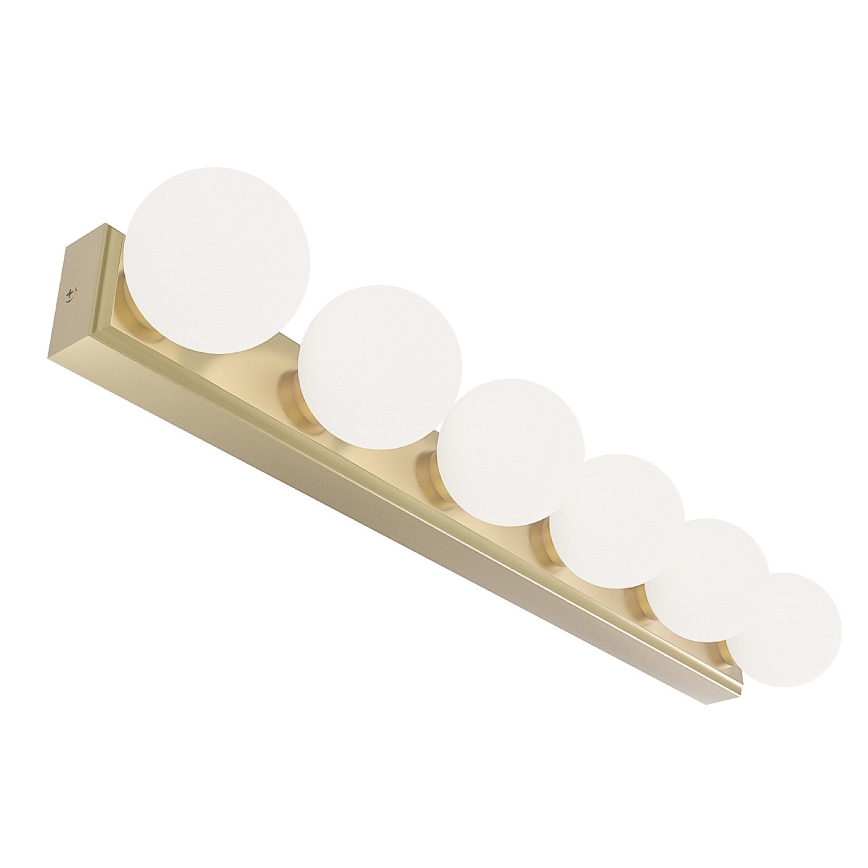 Open Design OR85686 - Badeværelses væglampe MERINO 6xG9/8W/230V 61 cm IP44 messing