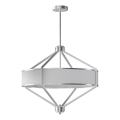 Open Design OR85822 - ZUNDO stangloftlampe 4xE27/15W/230V mat krom/hvid