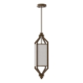 Open Design OR85877 - Stangpendel ZUNDO 1xE27/15W/230V brun/beige