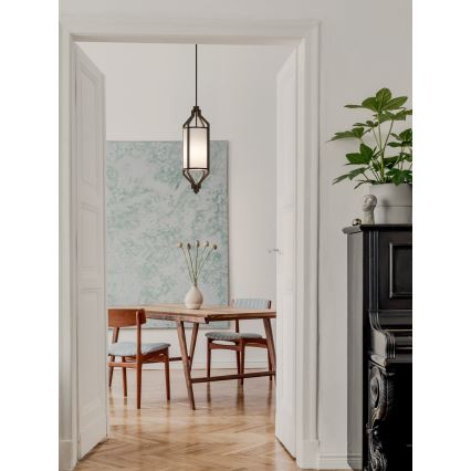 Open Design OR85877 - Stangpendel ZUNDO 1xE27/15W/230V brun/beige