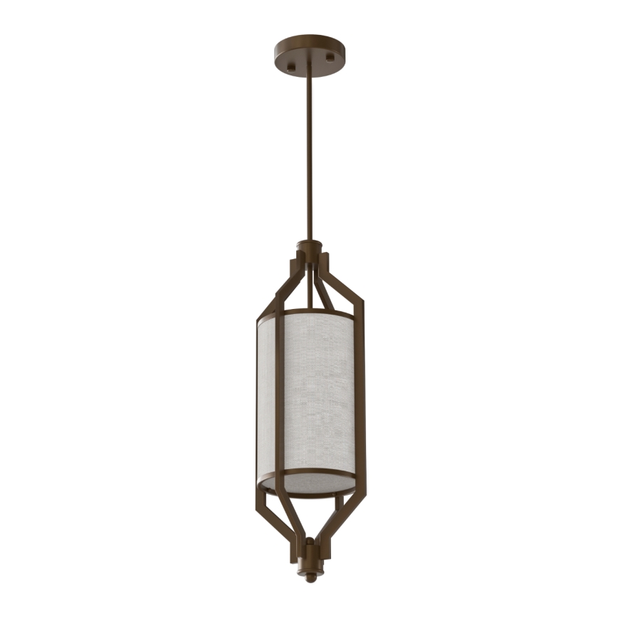 Open Design OR85877 - Stangpendel ZUNDO 1xE27/15W/230V brun/beige