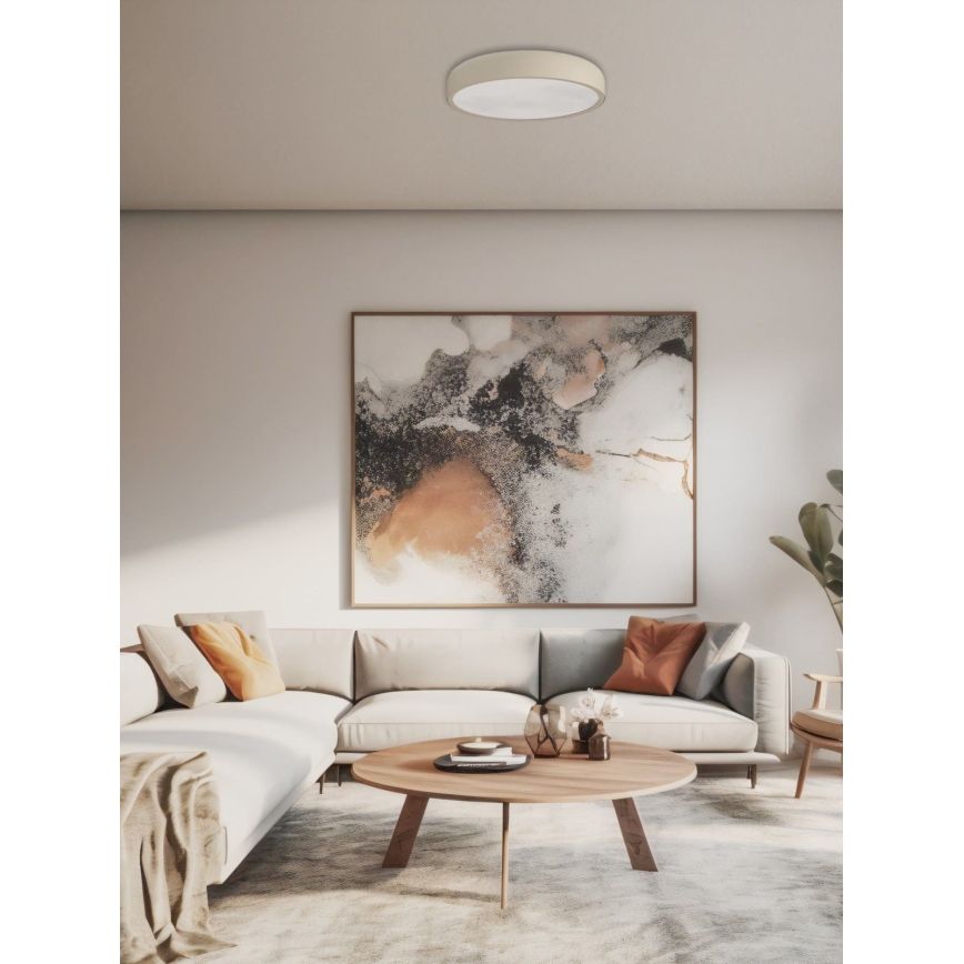 Open Design OR85969 - LED-loftlampe CEDRONE LED/25W/230V 3000/4500/6500K Ø 30 cm beige