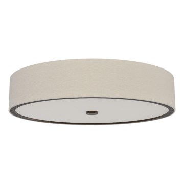 Open Design OR85990 - Loftlampe ZALINDRO 4xE27/15W/230V Ø 54,5 cm beige/brun