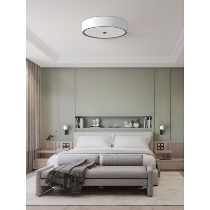 Open Design OR86027 - Loftlampe ZALINDRO 6xE27/15W/230V pr. 74,5 cm hvid/sort