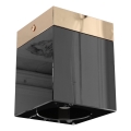 Open Design OR86300 - Spotlampe CUBO 1xG9/8W/230V sort/rosaguld