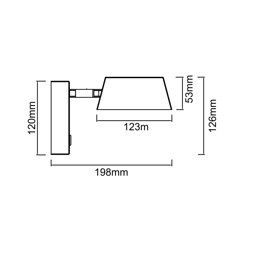 Open Design OR86546 - LED væglampe TIMO LED/6W/230V 3000/4500/6500K beige