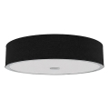 Open Design OR86560 - Loftlampe ZALINDRO 4xE27/15W/230V Ø 54,5 cm sort/blank krom
