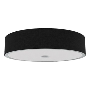 Open Design OR86560 - Loftlampe ZALINDRO 4xE27/15W/230V Ø 54,5 cm sort/blank krom