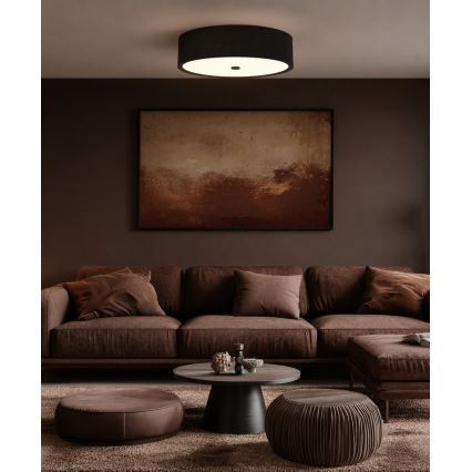 Open Design OR86584 - Loftlampe ZALINDRO 4xE27/15W/230V Ø 54,5 cm sort