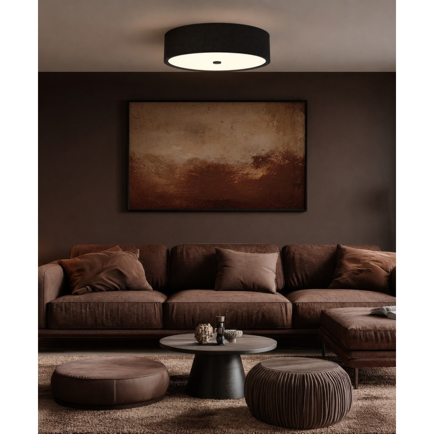 Open Design OR86584 - Loftlampe ZALINDRO 4xE27/15W/230V Ø 54,5 cm sort