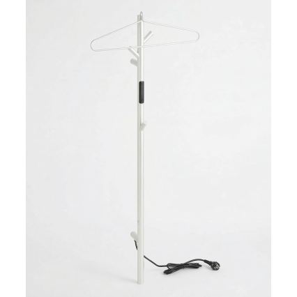 Ophæng til elektrisk håndklædetørrer, 45 x 12,2 cm, hvid