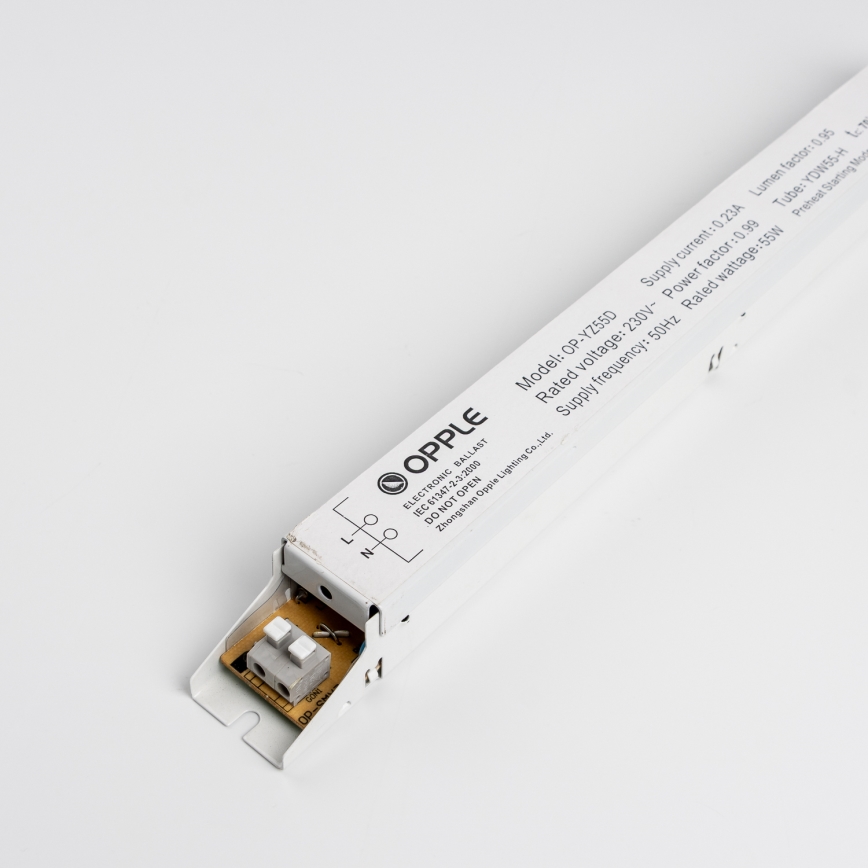 OPPLE 03309 - Elektrisk ballast til fluorescerende pære PLH V2.0 55W YZ 55D