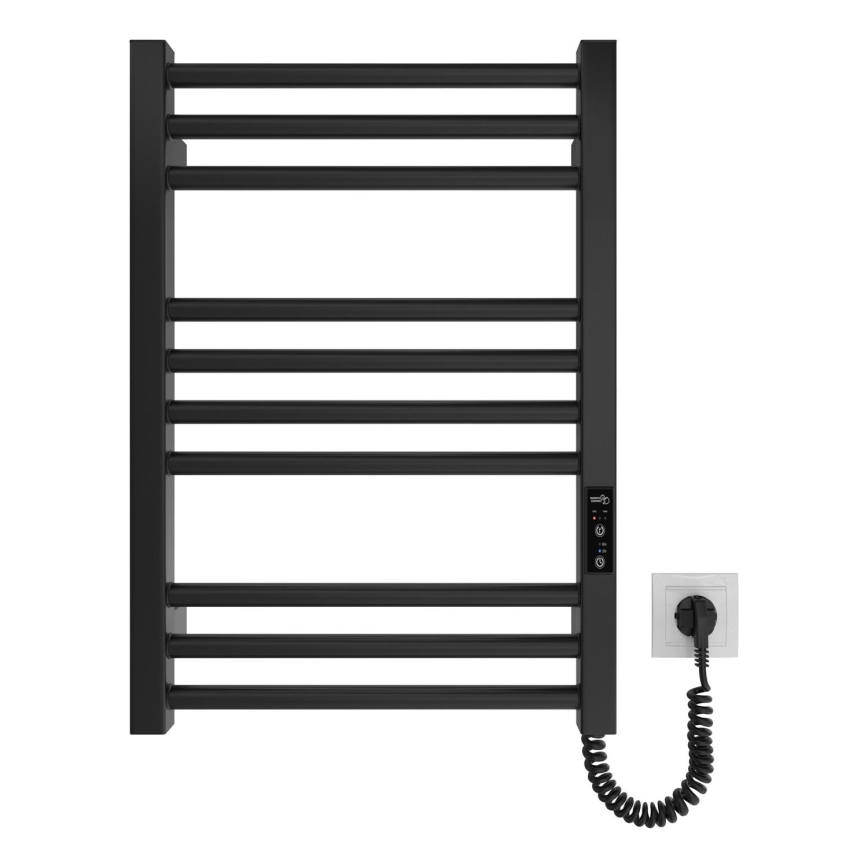 Opvarmet håndklædeholder HF DERBY 100W/230V 57x43 cm sort