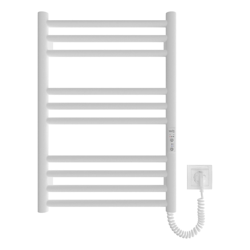 Opvarmet håndklædeholder HF GREENWICH 100W/230V 57x43 cm hvid rund