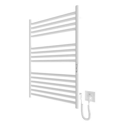 Opvarmet håndklædeholder HF GREENWICH 170W/230V 77x53 cm hvid rund