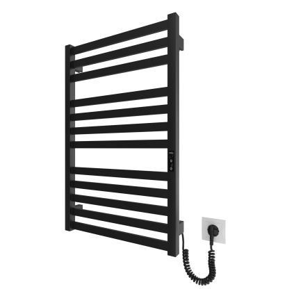 Opvarmet håndklædeholder HF OXFORD 170W/230V 77x53 cm sort