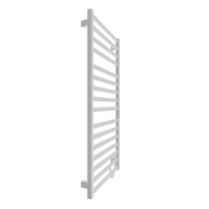 Opvarmet håndklædeholder HF OXFORD 255W/230V 117x53 cm hvid højre