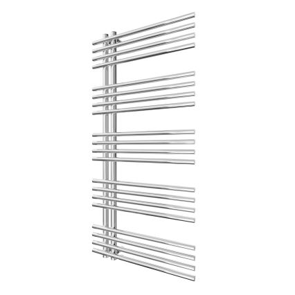 Opvarmet håndklædeholder INOX 368W/230V 109x53 cm rustfri/skinnende krom