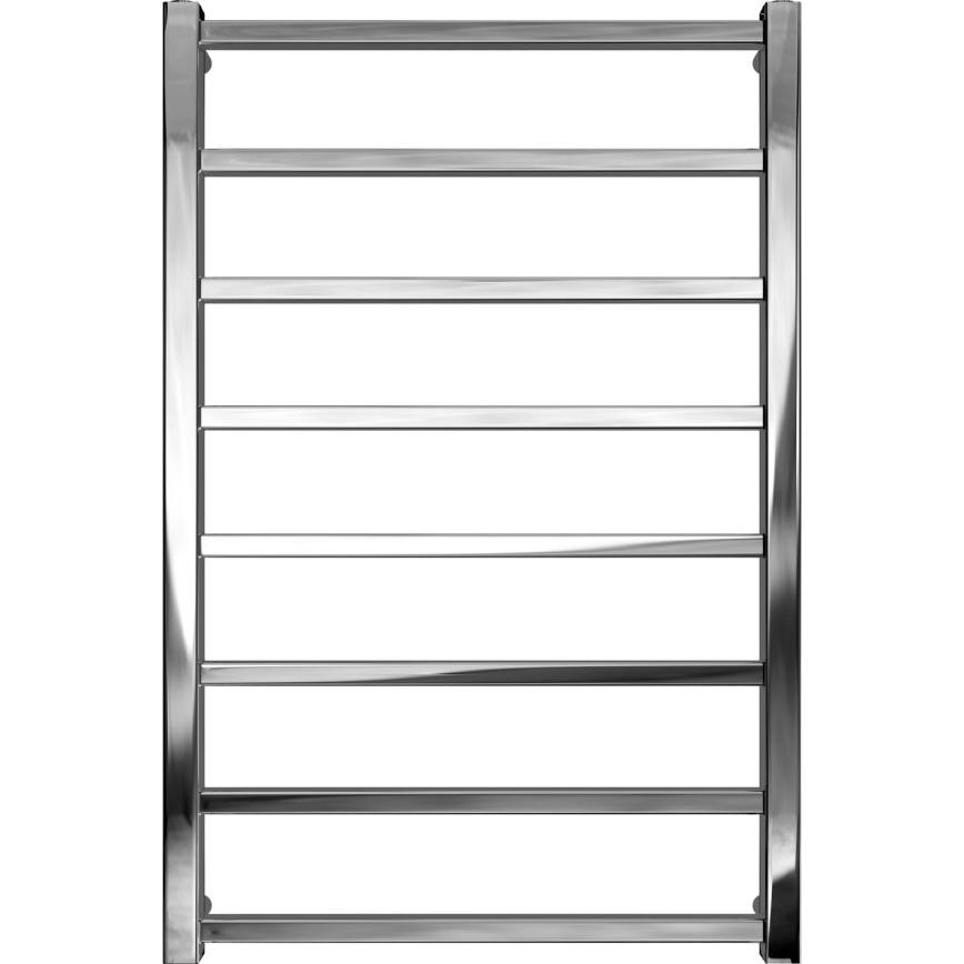 Opvarmet håndklædeholder TOKIO 174W/230V 80x53 cm rustfri/skinnende krom