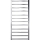Opvarmet håndklædeholder TOKIO 260W/230V 120x53 cm rustfri/skinnende krom