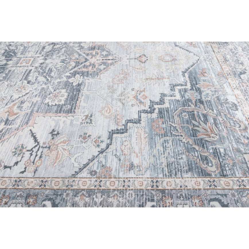 Orientalsk tæppe DOVE-VINTAGE 120x170 cm 2600 g/m2 grå