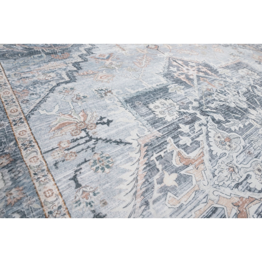 Orientalsk tæppe DOVE-VINTAGE 120x170 cm 2600 g/m2 grå