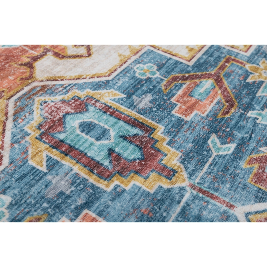 Orientalsk tæppe DOVE-VINTAGE 120x170 cm 2600 g/m2 multifarvet