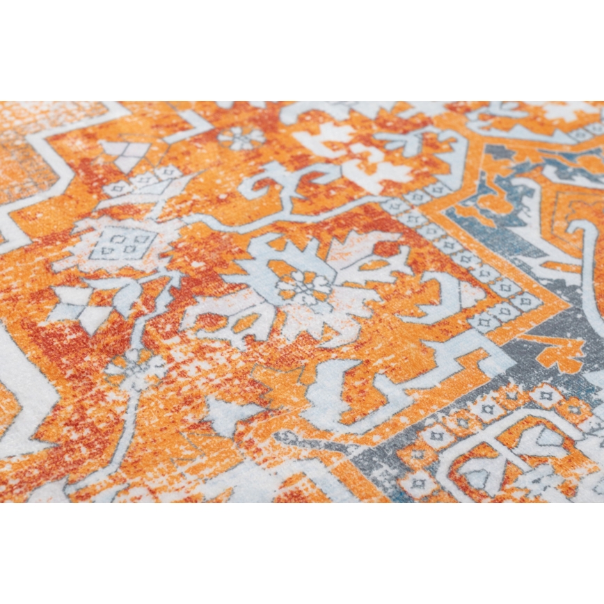 Orientalsk tæppe DOVE-VINTAGE 120x170 cm 2600 g/m2 orange