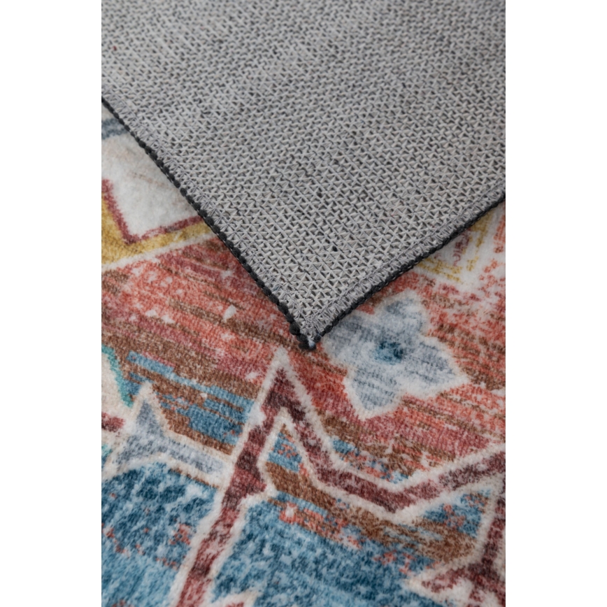 Orientalsk tæppe DOVE-VINTAGE 160x220 cm 2600 g/m2 flerfarvet