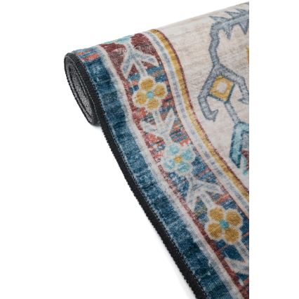 Orientalsk tæppe DOVE-VINTAGE 160x220 cm 2600 g/m2 flerfarvet