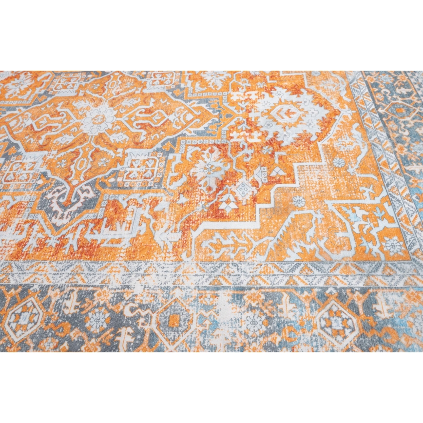 Orientalsk tæppe DOVE-VINTAGE 160x220 cm 2600 g/m2 orange