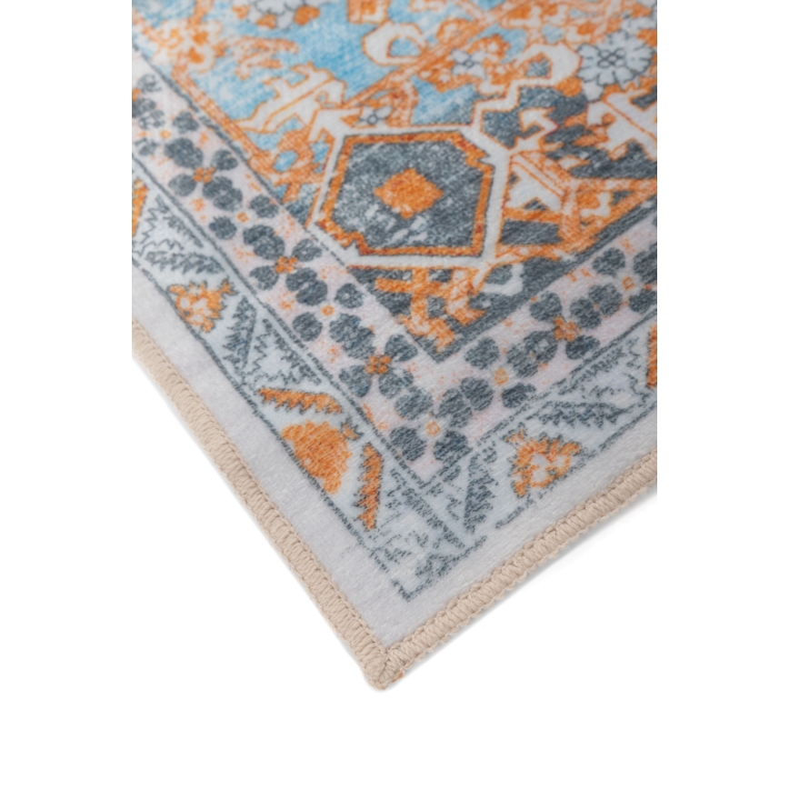 Orientalsk tæppe DOVE-VINTAGE 160x220 cm 2600 g/m2 orange