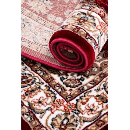 Orientalsk tæppe DUBAI 120x170 cm 2300 g/m2 flerfarvet/rød