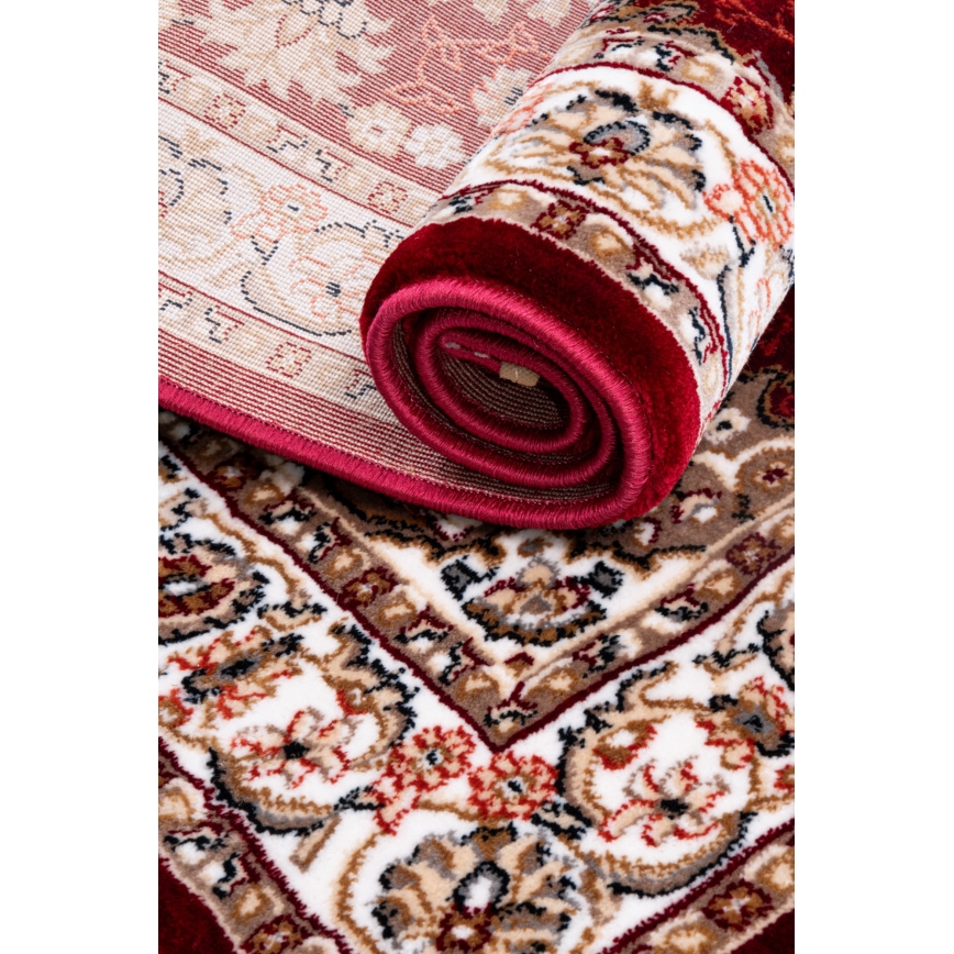 Orientalsk tæppe DUBAI 120x170 cm 2300 g/m2 flerfarvet/rød