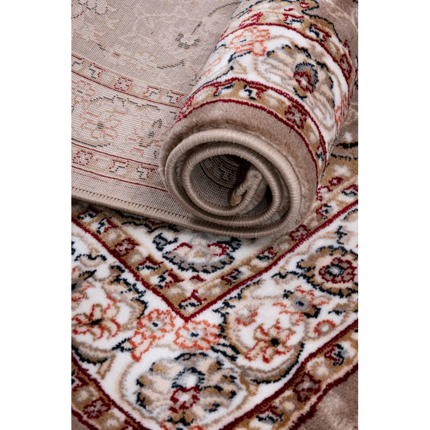 Orientalsk tæppe DUBAI 80x150 cm 2300 g/m2 beige