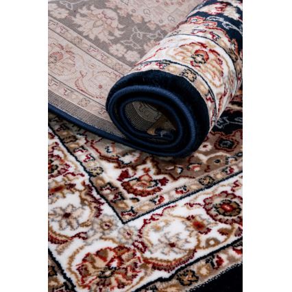 Orientalsk tæppe DUBAI 80x150 cm 2300 g/m2 multifarvet/blå