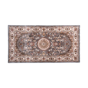 Orientalsk tæppe DUBAI 80x150 cm 2300 g/m2 multifarvet/grå